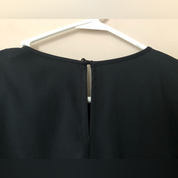 ICO Uniforms Top Blouse size XL  Trim Front Decor Workwear Classic Career - Picture 8 of 11